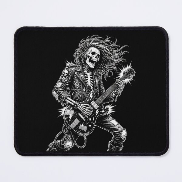 Item preview, Skeleton Guitar Guy Rock and Roll Band Rock On designed and sold by CF_VintageDesign.