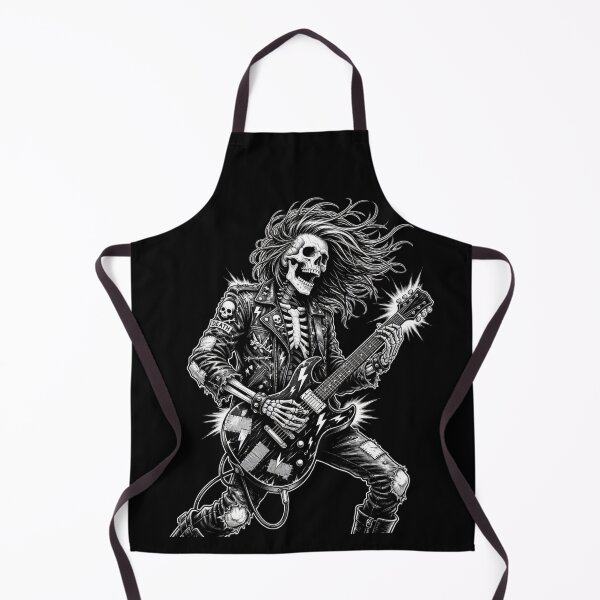 Item preview, Skeleton Guitar Guy Rock and Roll Band Rock On designed and sold by CF_VintageDesign.