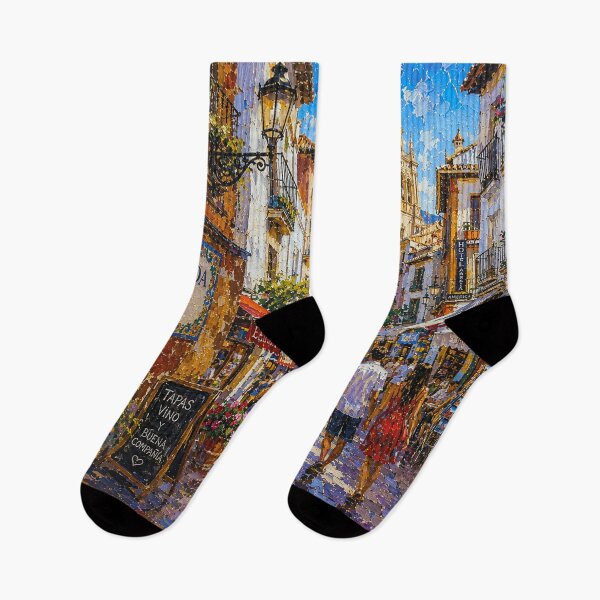 Item preview, Granada, Spain – a painting of a summer day in this beautiful European city. designed and sold by GalleryKauffeld.