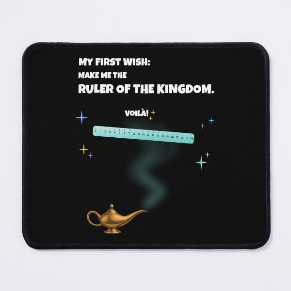 Item preview, Ruler of the Kingdom Magic Lamp – Funny Wish Dad Joke designed and sold by PuniverseDesign.