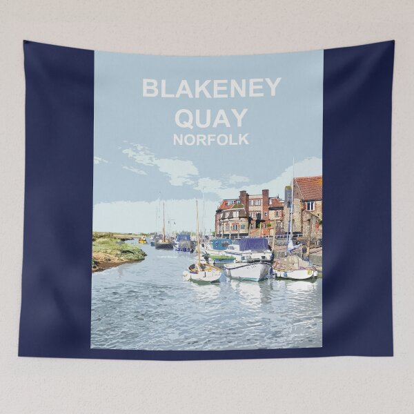 Item preview, Blakeney Norfolk.  Travel poster East Anglia.Uk designed and sold by BarbaraGlebska.
