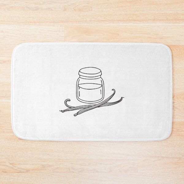 Item preview, A vanilla pod near a sugar jar in hand drawn doodle style designed and sold by rasagamastore.