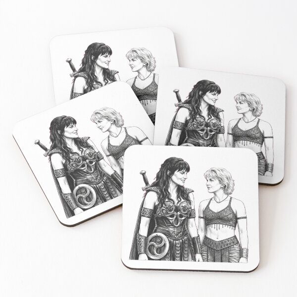 Item preview, Xena Warrior Princess and Gabrielle Gabby the Battling Bard Gaze at One Another designed and sold by ChatCore.