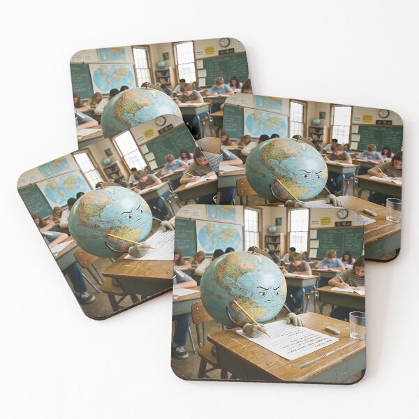 Item preview, Grumpy Planet Earth Taking Geography Exam Humor designed and sold by Michaelragheb.
