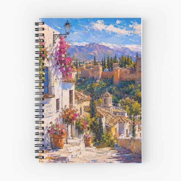 Item preview, Granada, Spain – a painting of a summer day in this beautiful European city. designed and sold by GalleryKauffeld.