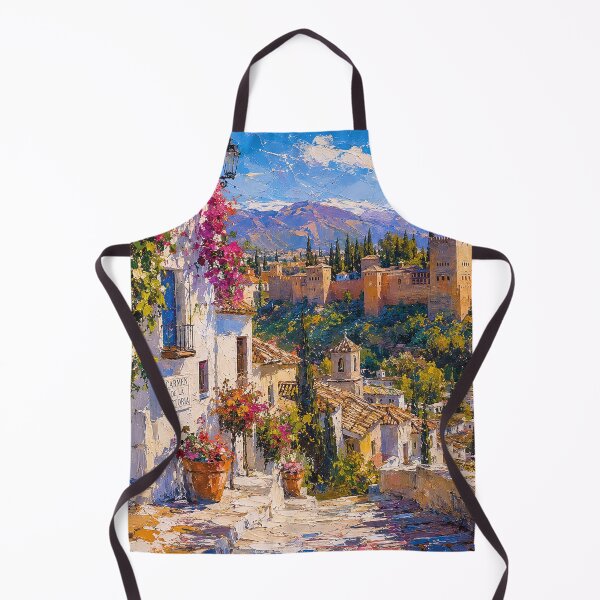 Item preview, Granada, Spain – a painting of a summer day in this beautiful European city. designed and sold by GalleryKauffeld.