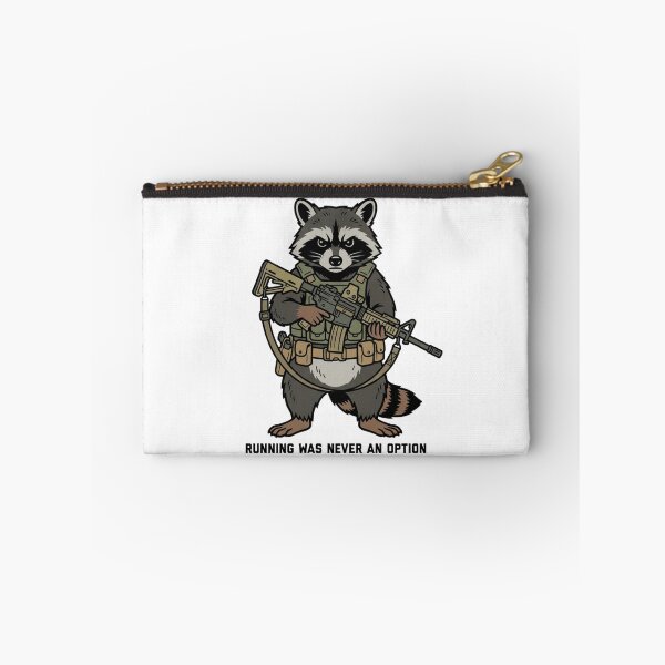 Item preview, Tactical Raccoon Running Was Never An Option Funny Trash Panda Gun Humor designed and sold by raedattia.