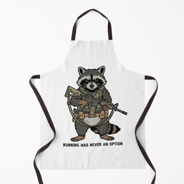 Item preview, Tactical Raccoon Running Was Never An Option Funny Trash Panda Gun Humor designed and sold by raedattia.