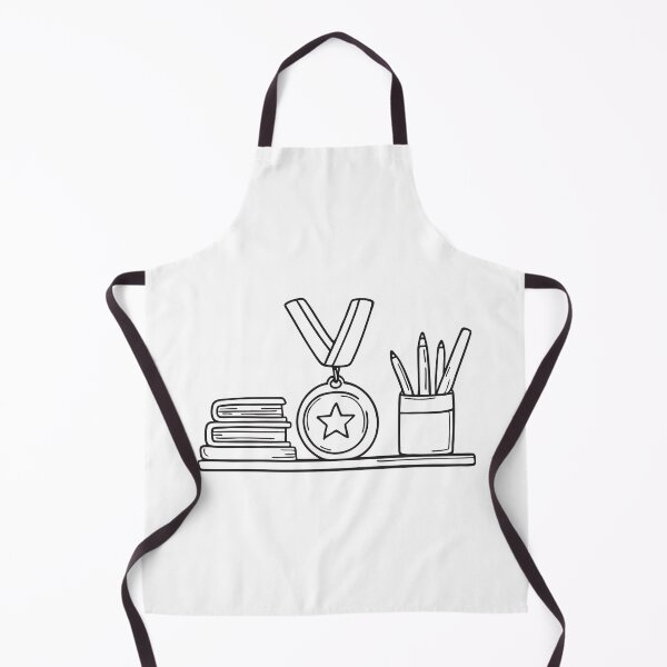 Item preview, A varsity badge resting on a desk in hand drawn illustration designed and sold by rasagamastore.