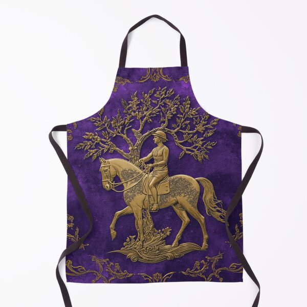 Item preview, Golden Rider on Purple designed and sold by Sigtrix.