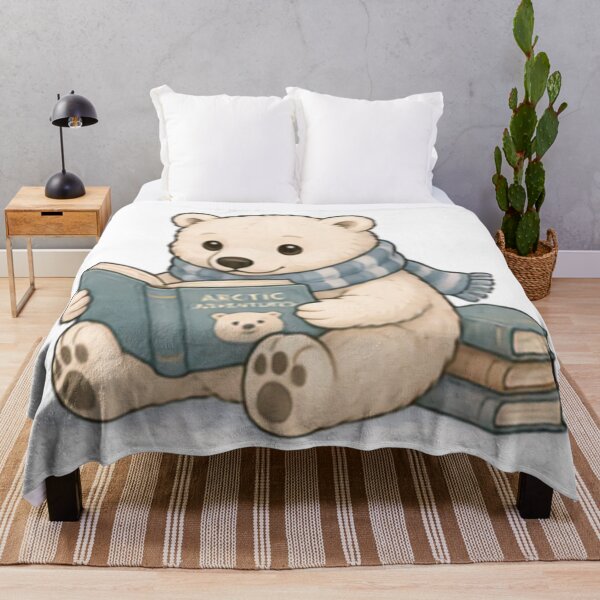 Item preview, Bookwork Polar Bear designed and sold by MellowMunchkins.