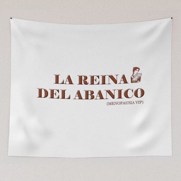 Item preview, La Reina del Abanico 2 - Spanish Menopause Humor designed and sold by Yamy Morrell Art and Design.