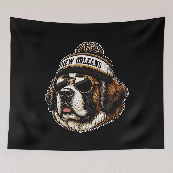 Item preview, Cool Dog Beanie Sunglasses Urban Style designed and sold by BethBenja21928.