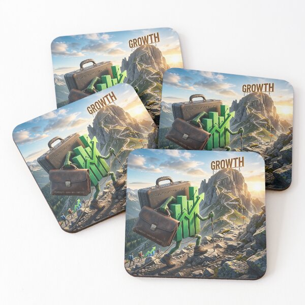 Item preview, Business Growth Chart Hiking Mountain Peak Motivation designed and sold by Michaelragheb.