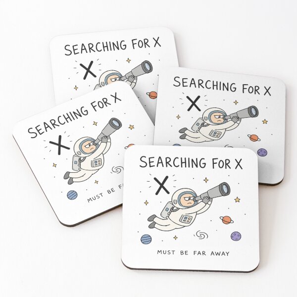 Item preview, Searching For X Funny Math Astronaut Back To School Student Humor designed and sold by MonkiFlipp.