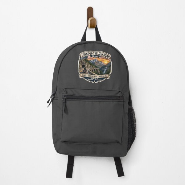 Item preview, Going-to-the-Sun Road Glacier National Park USA Motorcycle RV Car TShirt & Sticker 08 designed and sold by OuterShellUK.