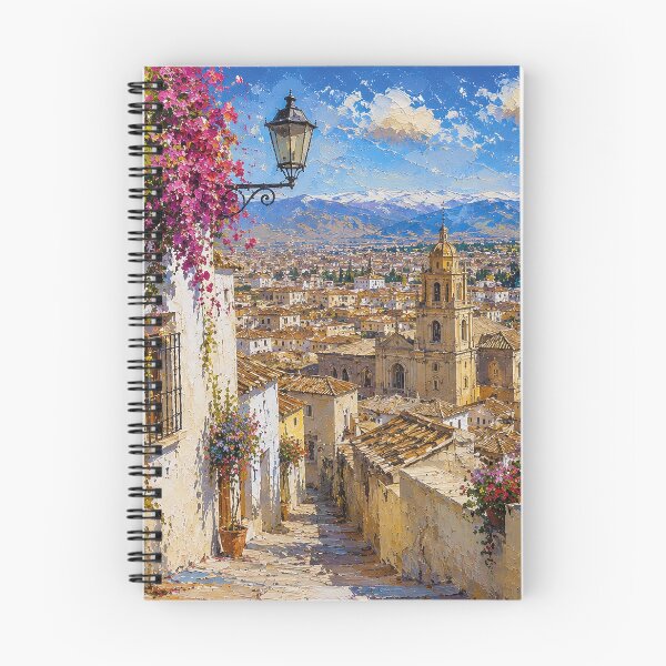 Item preview, A painting of Granada, Spain – A Beautiful city in Europe. designed and sold by GalleryKauffeld.