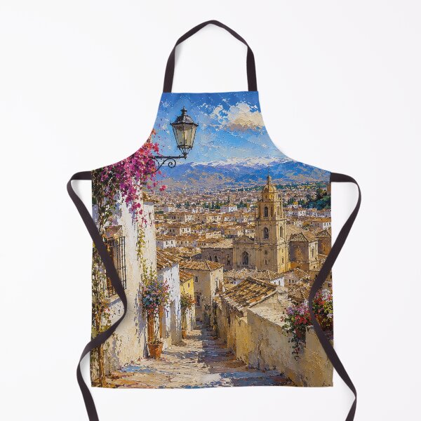 Item preview, A painting of Granada, Spain – A Beautiful city in Europe. designed and sold by GalleryKauffeld.