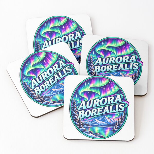 Item preview, Aurora Borealis – Northern Lights Mountain & Lake Adventure designed and sold by ChicClicker.