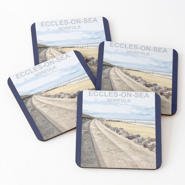 Item preview, Eccles on Sea Norfolk.  Travel poster East Anglia.Uk designed and sold by BarbaraGlebska.