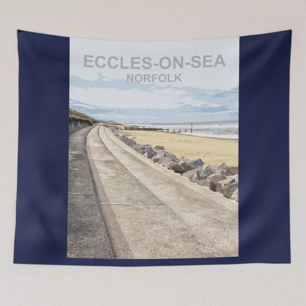 Item preview, Eccles on Sea Norfolk.  Travel poster East Anglia.Uk designed and sold by BarbaraGlebska.