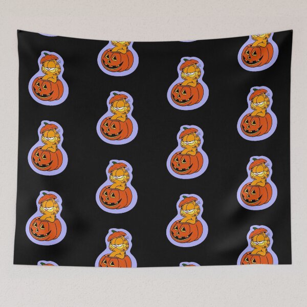 Item preview, Orange Cat Halloween - Purple Outline  designed and sold by The Abysmall.