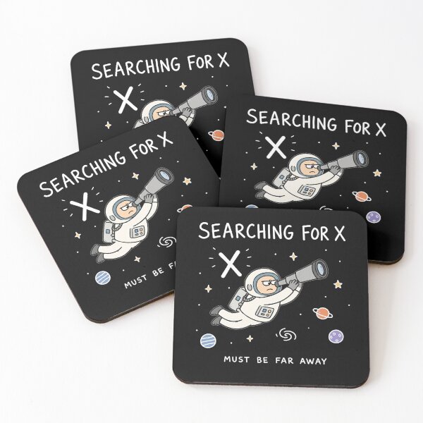 Item preview, Searching For X Funny Math Astronaut Back To School Student Humor designed and sold by MonkiFlipp.