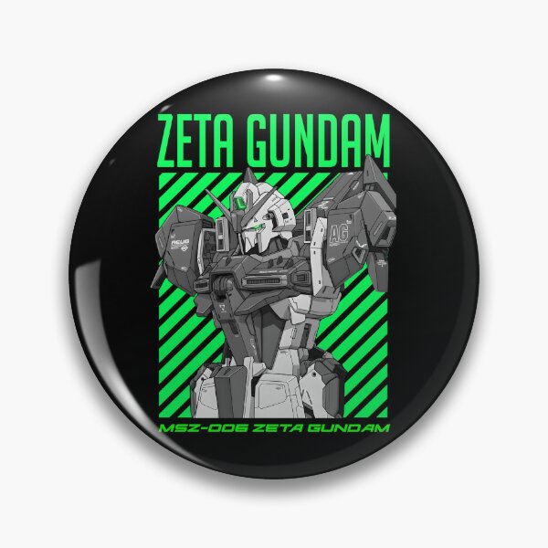 Item preview, black white neon MSZ-006 Zeta Gundam full colour illustration VECTOR art hand draw  designed and sold by sabartgunpla.