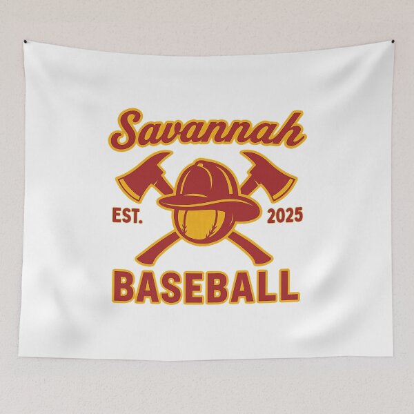 Item preview, Savannah Baseball Spirit Retro Design designed and sold by StanleyBr11648.