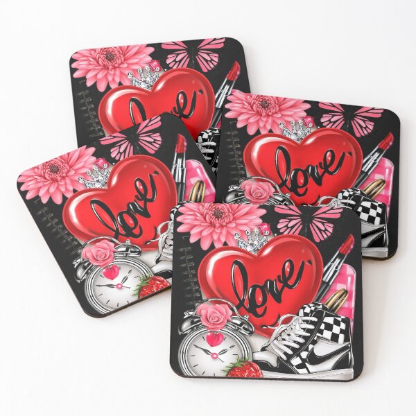 Item preview, Love Heart Collage Girly Y2K Sneaker Butterfly Art designed and sold by CurrentPhase.