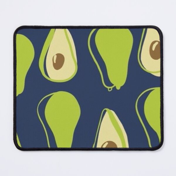 Item preview, Cute Avocado Seamless Pattern Navy Blue Fruit Art designed and sold by LYAN-STORE.