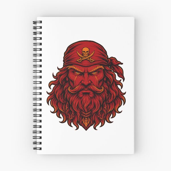 Item preview, Fierce Pirate Captain Redbeard Art designed and sold by MeneesStefano.
