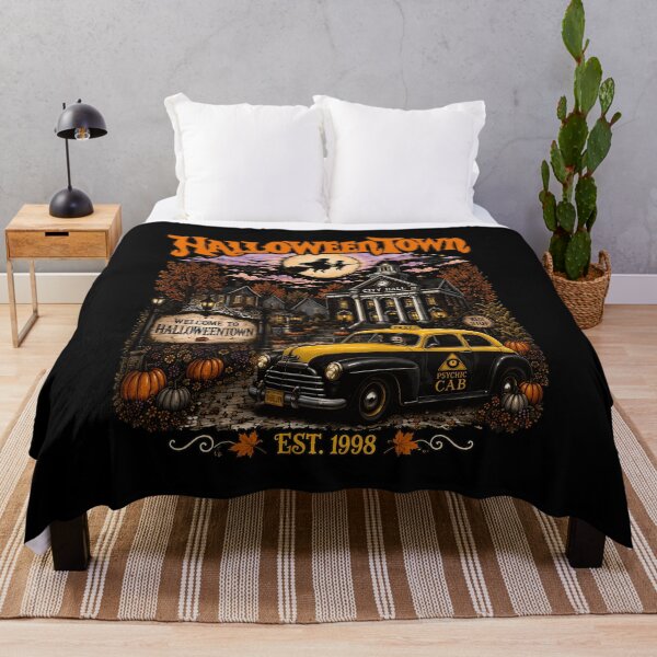 Item preview, Halloween Town Retro Taxi Vintage Spooky Night designed and sold by RyanBisho15871.