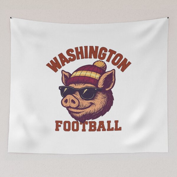 Item preview, Retro Piggy Football Fan designed and sold by StanleyBr11648.