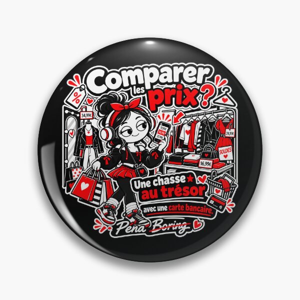 Item preview, ¿Comparando precios? Una búsqueda del tesoro con tarjeta de crédito: humor sobre compras femeninas. designed and sold by J-Impression.