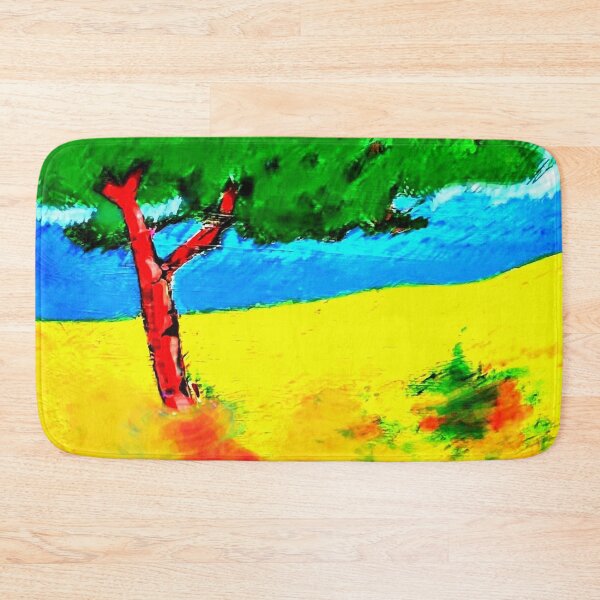Item preview, Red tree landscape No. 4 designed and sold by Carol Ames .
