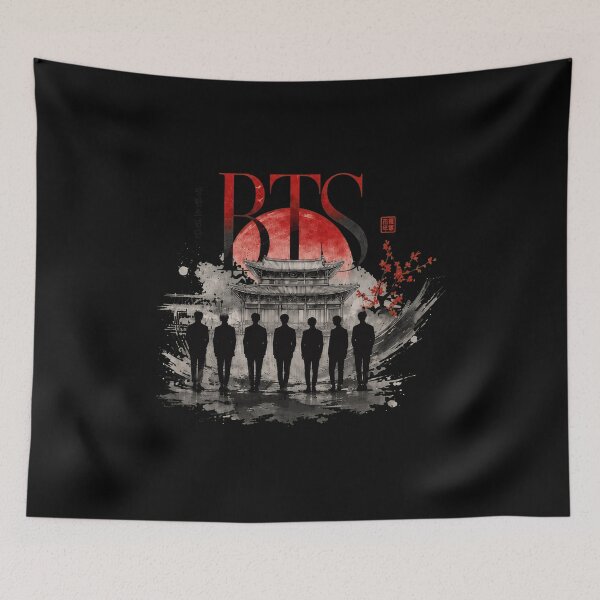 Item preview, K-Pop Temple Silhouette Graphic designed and sold by WendyFros39809.