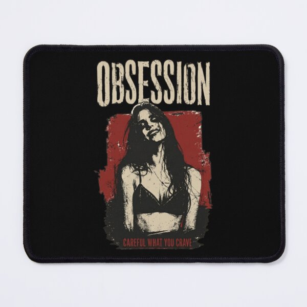 Item preview, Obsession 2026 Minimalist Horror Typography Design designed and sold by Colleen Jordan.