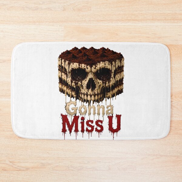Item preview, Gonna Miss U - Horror Tiramisu Skull Dark Art Print designed and sold by HorrorWorldWeb.