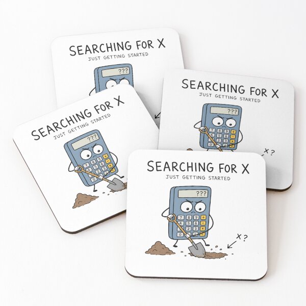 Item preview, Searching For X Funny Math Calculator Humor Back To School Student designed and sold by MonkiFlipp.