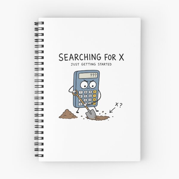 Item preview, Searching For X Funny Math Calculator Humor Back To School Student designed and sold by MonkiFlipp.
