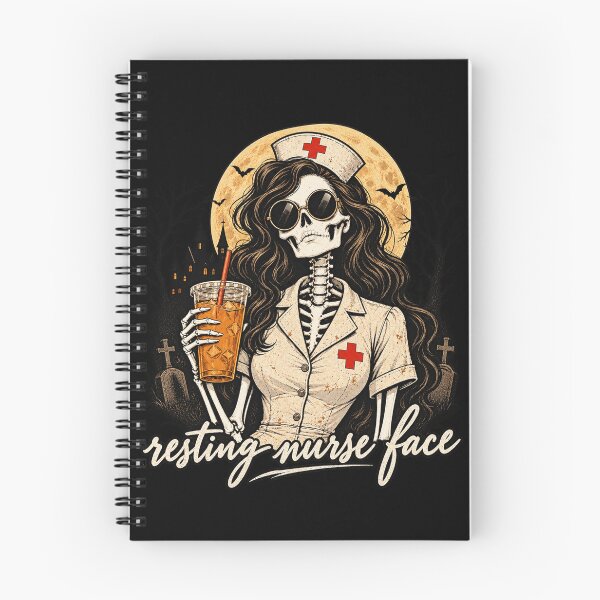 Item preview, Resting Nurse Face Shirt, Halloween Nurse designed and sold by m-smith-bear.