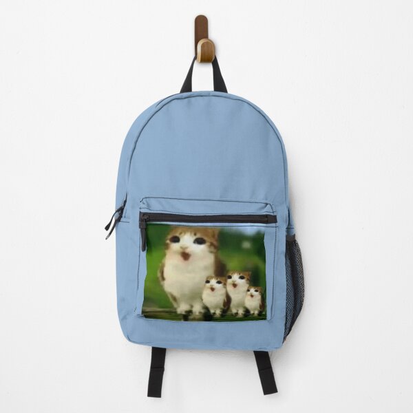 Item preview, Funny Meowl Family Shocked Screaming Cat Owls Meme Art designed and sold by BrontesWhimsyStore.