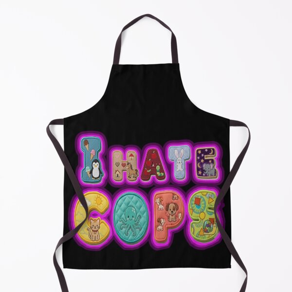 Item preview, I Hate Cops Spelled In Kawaii Patches designed and sold by weirdove.