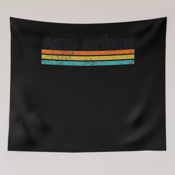Item preview, Ann Arbor Vintage 70s Sunset Stripes Retro Michigan City designed and sold by luffyShop1.