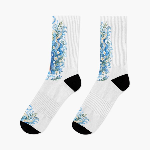 Item preview, I Am the Captain of My Soul Blue Floral Girl Art designed and sold by hoangvanhieusw.