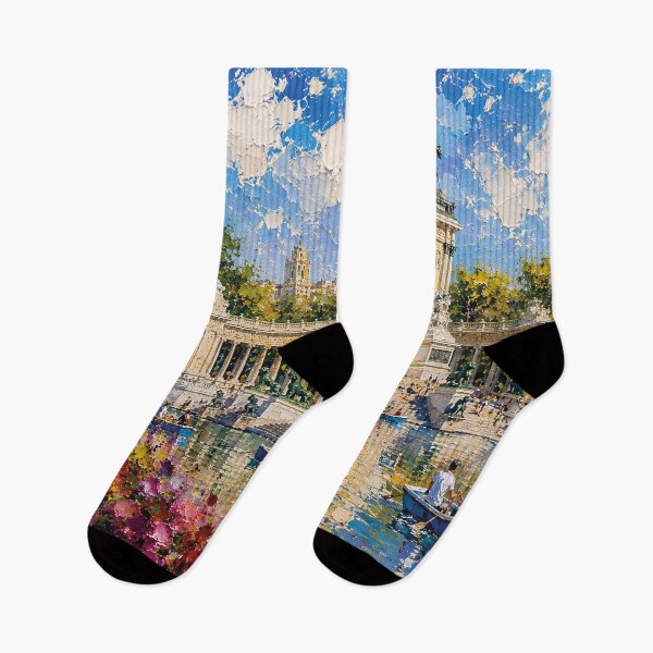 Item preview, Parque del Buen Retiro - Pintura de Madrid en España. designed and sold by GalleryKauffeld.