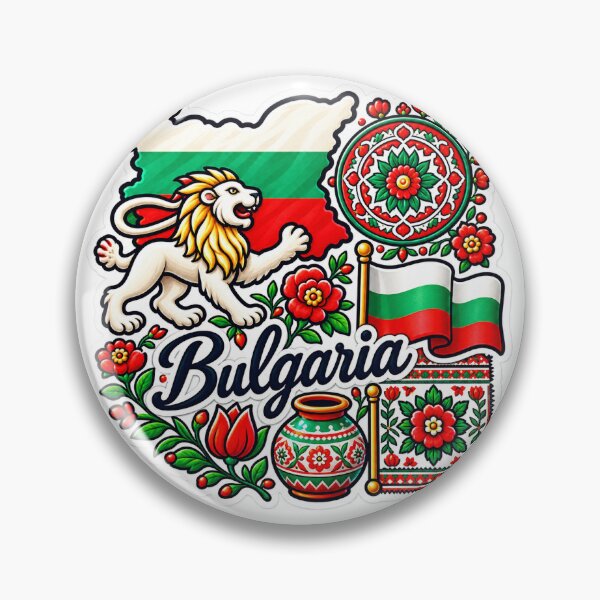 Item preview, Bulgaria Travel Souvenir – Balkan Culture Art designed and sold by ChicClicker.