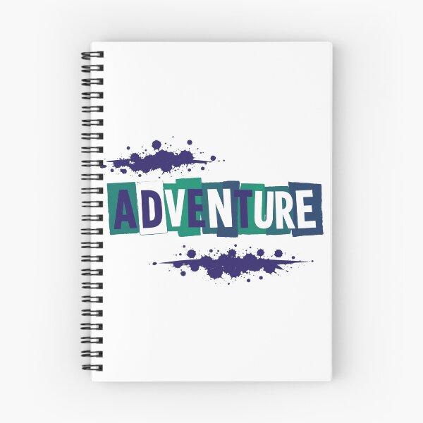 Item preview, ADVENTURE Cool Tone Ransom Note Typography designed and sold by GabeMountainArt.