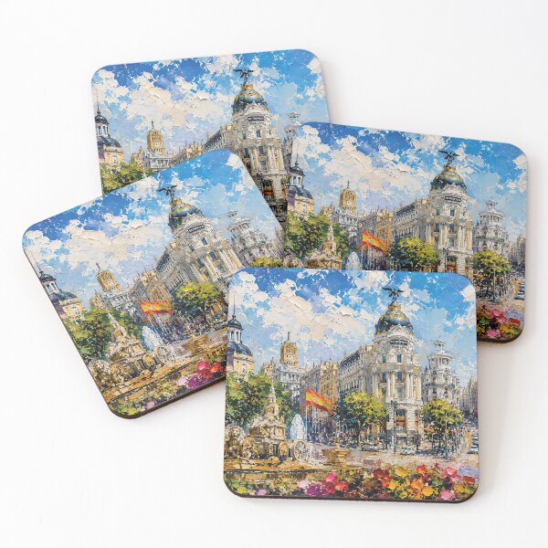 Item preview, Madrid Spain – Beautiful Capital City Painting designed and sold by GalleryKauffeld.